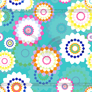 Spring Stylized Flowers - vector clipart