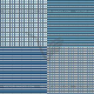 Checkered Seamless - Blue - vector clipart