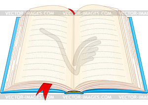 Open book - vector clipart