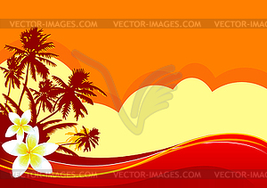 Summer vacation - vector image