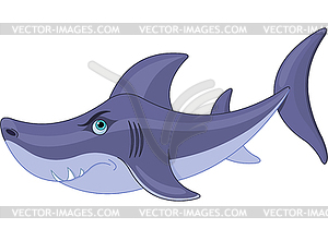 Cute Shark - vector image