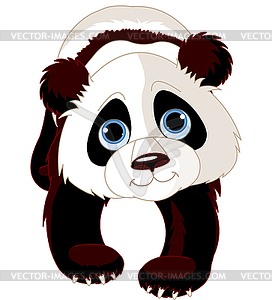 Walking Panda - vector clipart / vector image