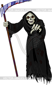 Halloween Grim Reaper - vector image