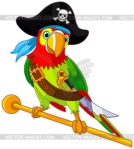 Pirate Parrot - vector image