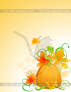 Autumn Pumpkin - vector image