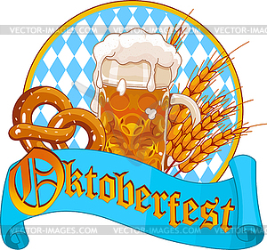 Oktoberfest Celebration design - vector clipart