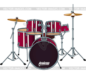 Drum Kit - vector clipart