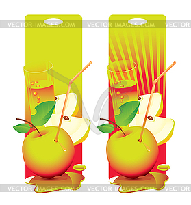 Fresh apple - vector clip art