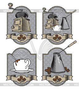 Set with grinder - vector clipart