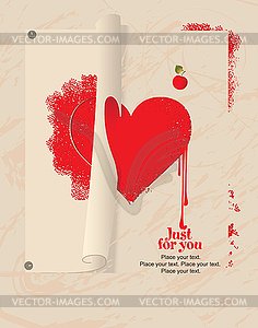 Cards of Love - vector clipart