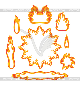 Fire - royalty-free vector image