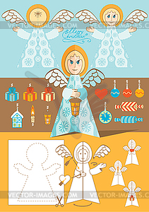 Angel toy - vector EPS clipart