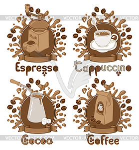 Coffee theme - vector clipart