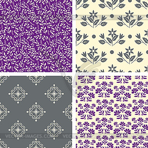 Seamless patterns - vector image