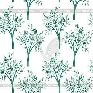 Trees background - vector clipart