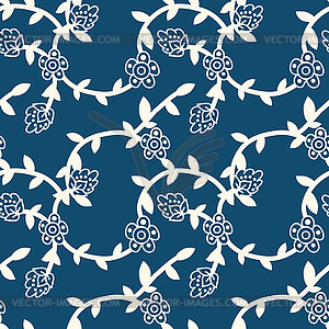 Seamless floral pattern - vector image