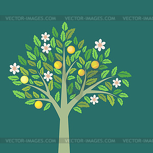 Fruit tree - vector clip art