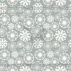 Seamless floral pattern - vector clip art
