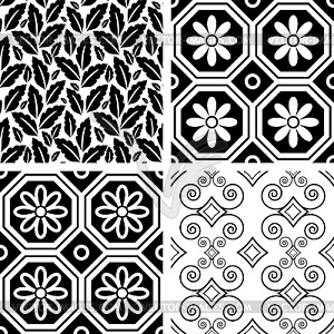 Patterns set - vector clipart