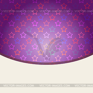 Card template - color vector clipart