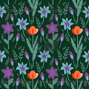 Floral background - vector image