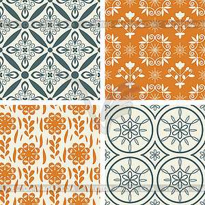 Patterns set - vector image