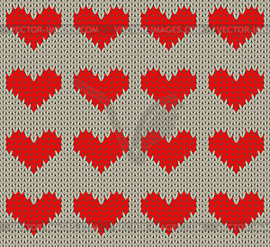 Heart pattern - vector image