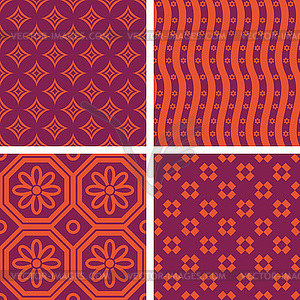 Patterns set - vector image