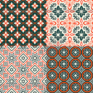 Patterns set - vector clip art