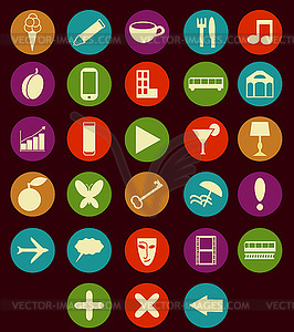 Icons set - vector image