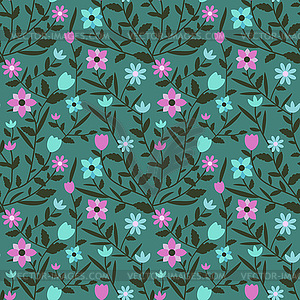 Floral pattern - vector EPS clipart