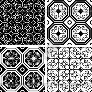 Patterns set - vector image