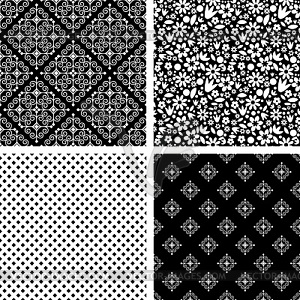 Patterns set - vector clipart