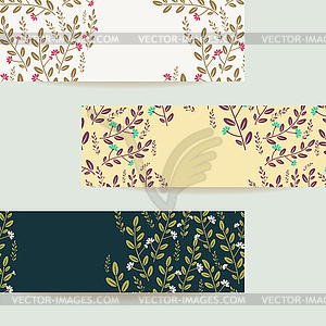 Banners set - vector clipart