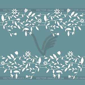 Floral card - royalty-free vector image