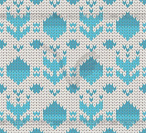 Knit pattern - vector image
