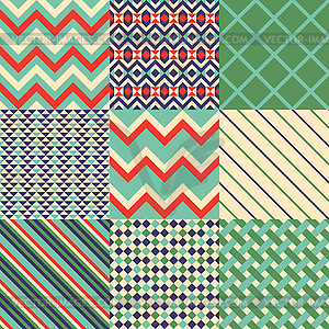 Seamless patterns - vector image