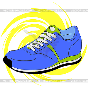 Running shoes - vector clipart