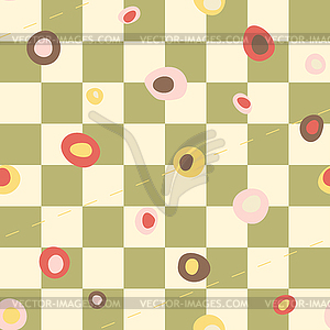 Seamless abstract multicolored background - vector clipart