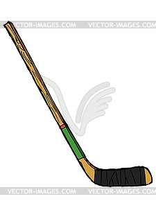 Hockey stick - vector image