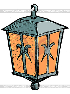 antique lantern clipart