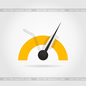 Speedometer - royalty-free vector image