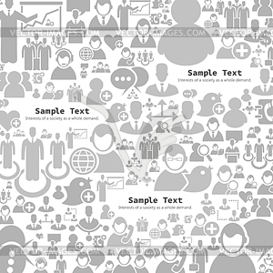 User background - vector clipart