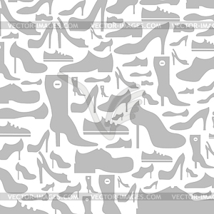 Footwear background - vector EPS clipart