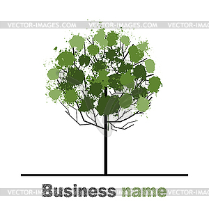 Tree blot - vector clipart / vector image