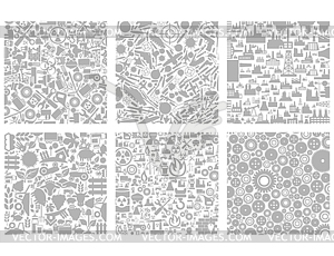 Background industry - vector image