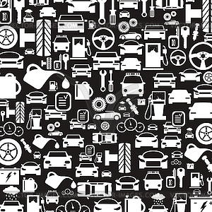 Car background - vector image