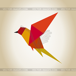 Bird abstraction - vector clipart