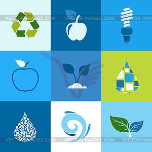 Ecology icon - vector clip art