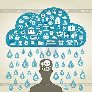 Person business - vector image